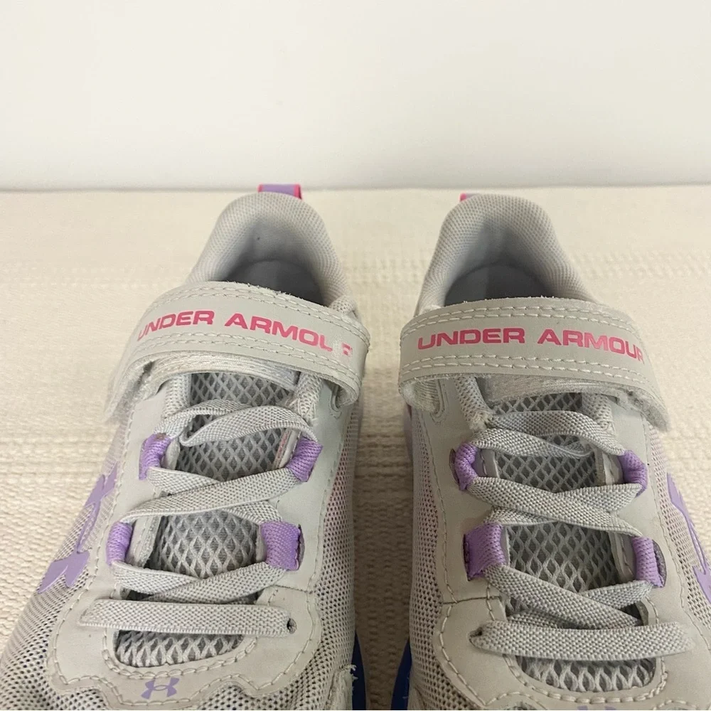 UNDER ARMOUR Assert Sneakers Halo Grey White Little Kid size 3